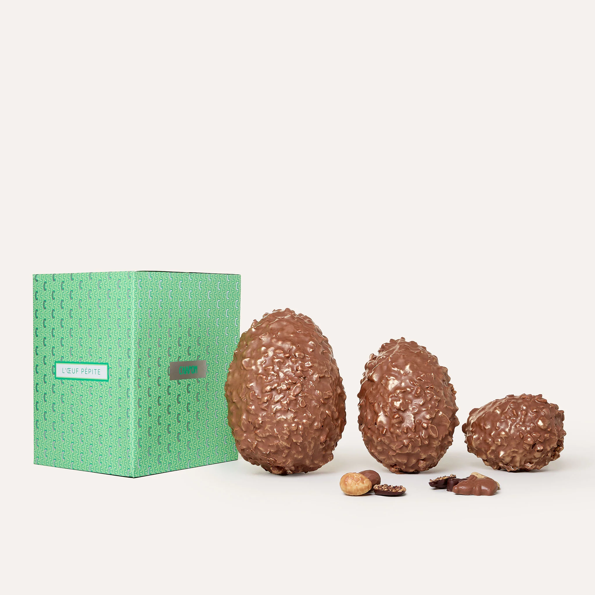 Oeuf pépite noisette n°3 - Chocolat au lait - Image 2