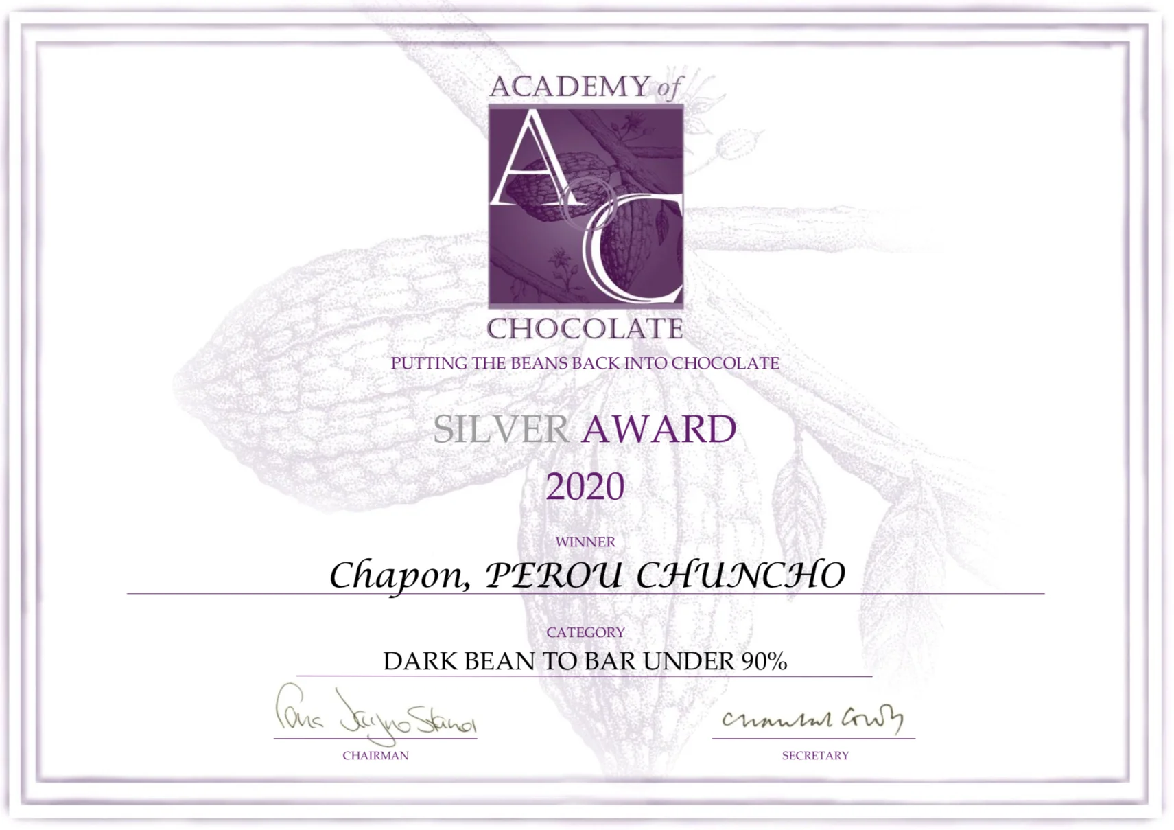 Tablette de chocolat Noir Perou Chuncho 75% - Image 4